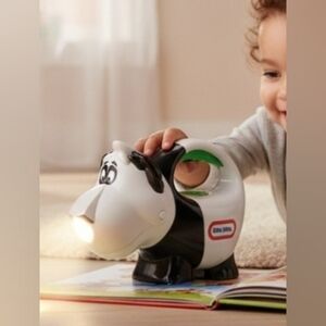 Little Tikes Glow N Speak Mooing Cow Flashlight Light & Sound Working Condition.